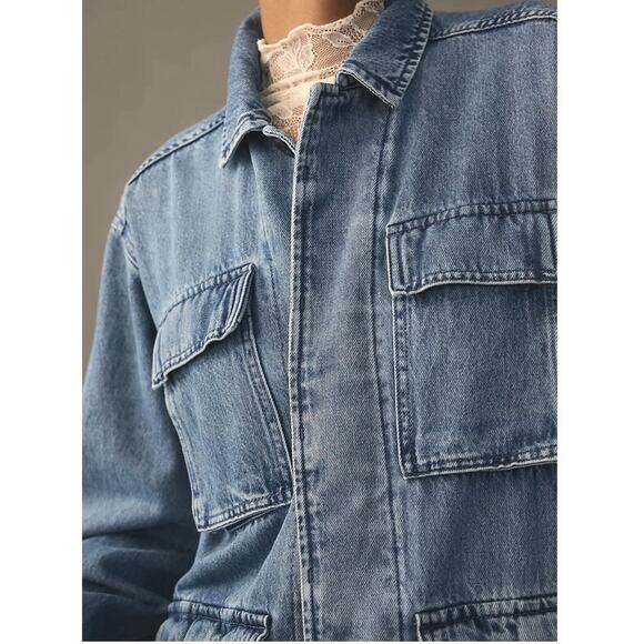 Favorite Daughter The Carly Cargo Jacket Size Small (new without tags) - Picture 4 of 15